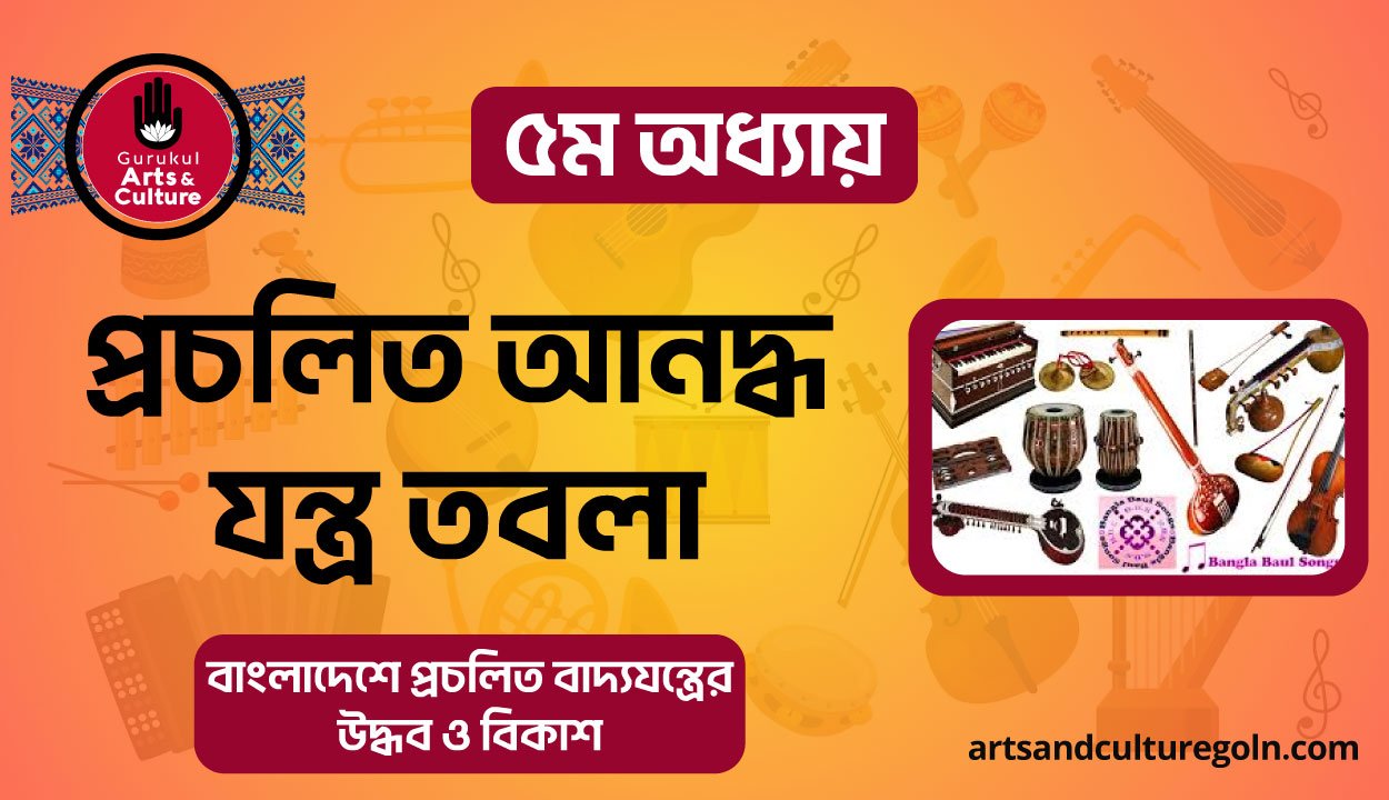 প্রচলিত আনদ্ধ যন্ত্র তবলা