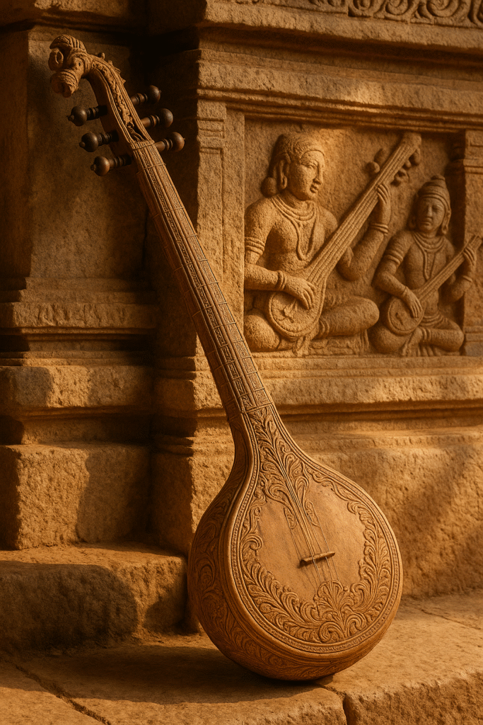 মধ্যযুগের লম্বা লিউট জাতীয় বাদ্যযন্ত্র