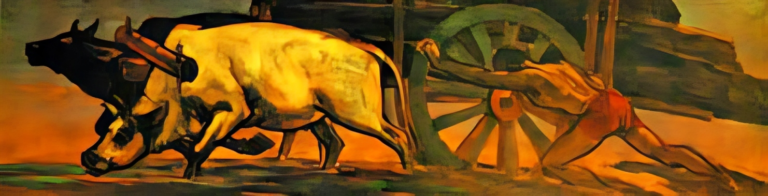 ‘সংগ্রাম’ (Struggle), জয়নুল আবেদিনের তেলরং চিত্র, ১৯৭৬